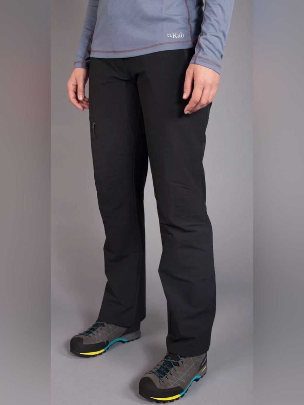 Rab Women's Black Boot-Cut Outdoor Pants